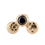 Trio - 14K Gold Threadless/Threaded