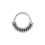 Triple - Sided Clicker - 14K/18K Gold Gem Clicker Ring - piercing - zone.com