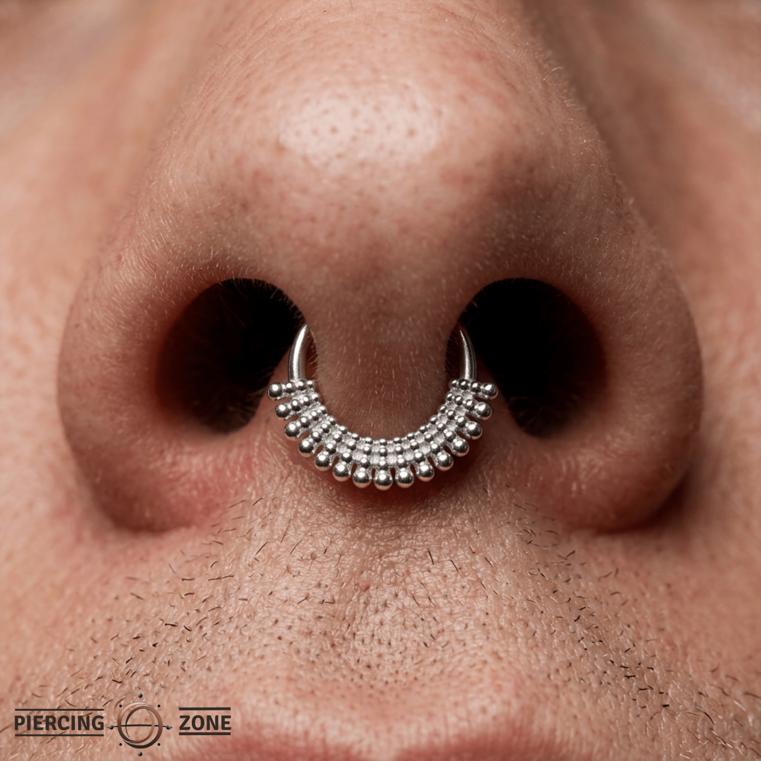 Triple - Sided Clicker - 14K/18K Gold Gem Clicker Ring - piercing - zone.com