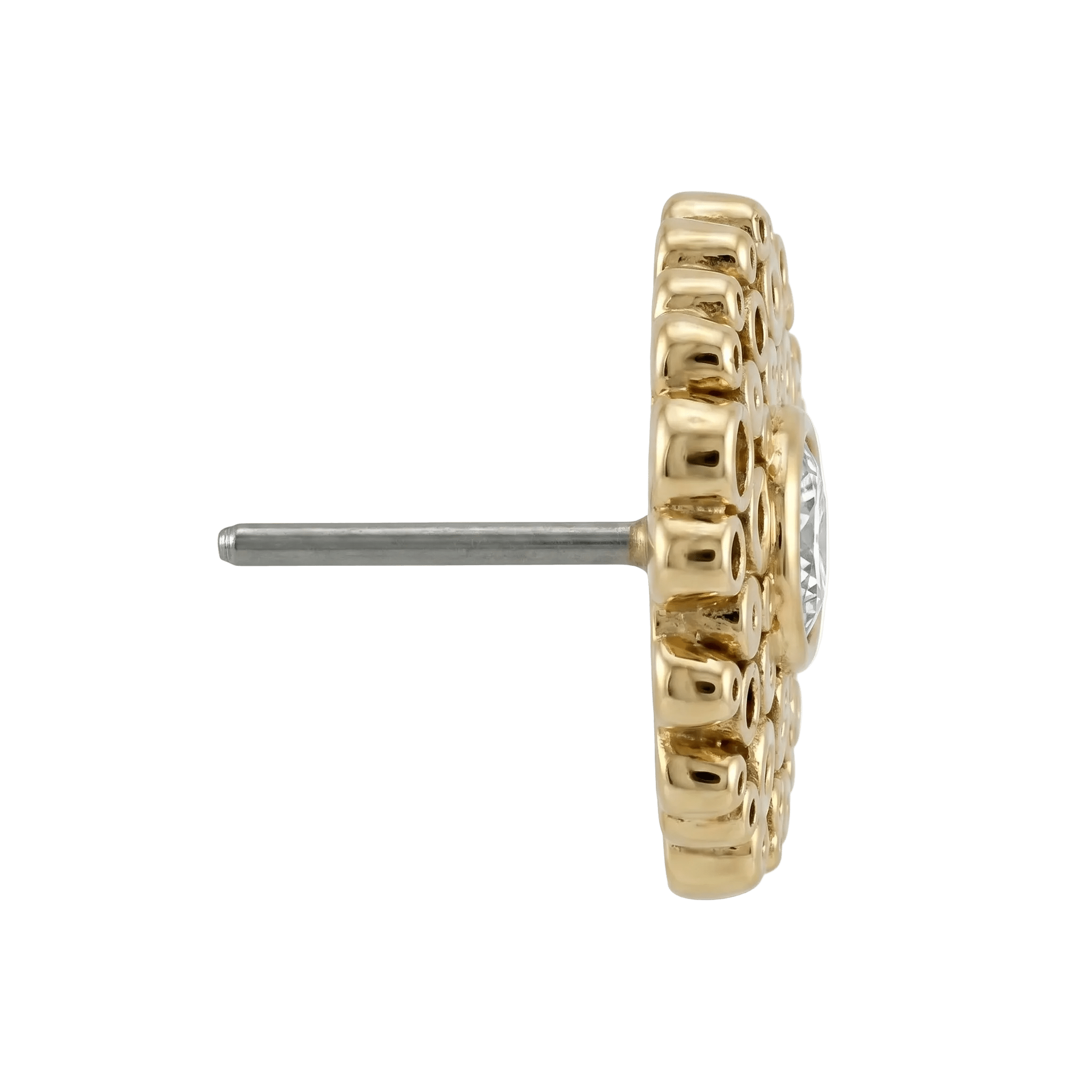 Trypo - 14K Gold Threadless/Threaded - piercing - zone.com