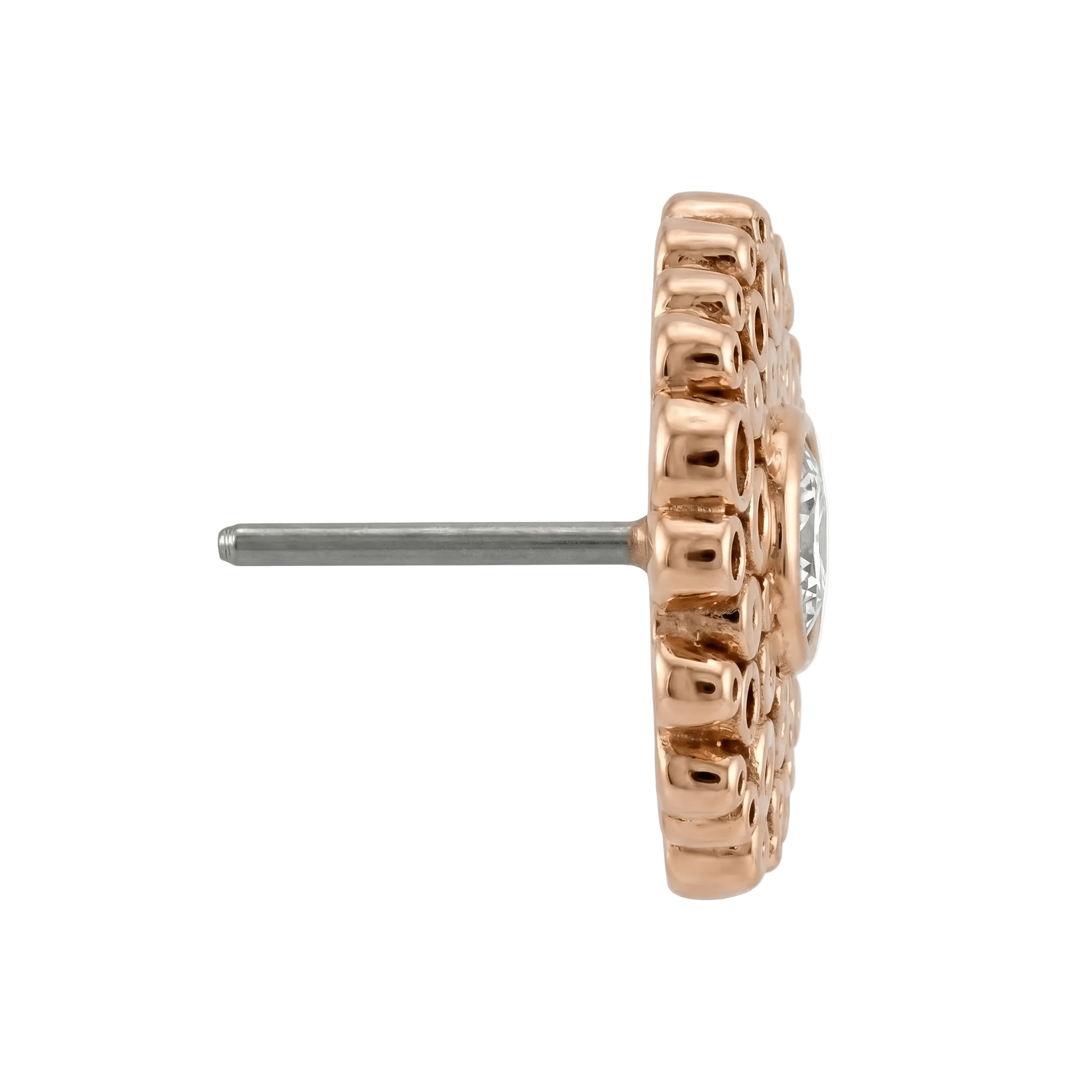 Trypo - 14K Gold Threadless/Threaded - piercing - zone.com