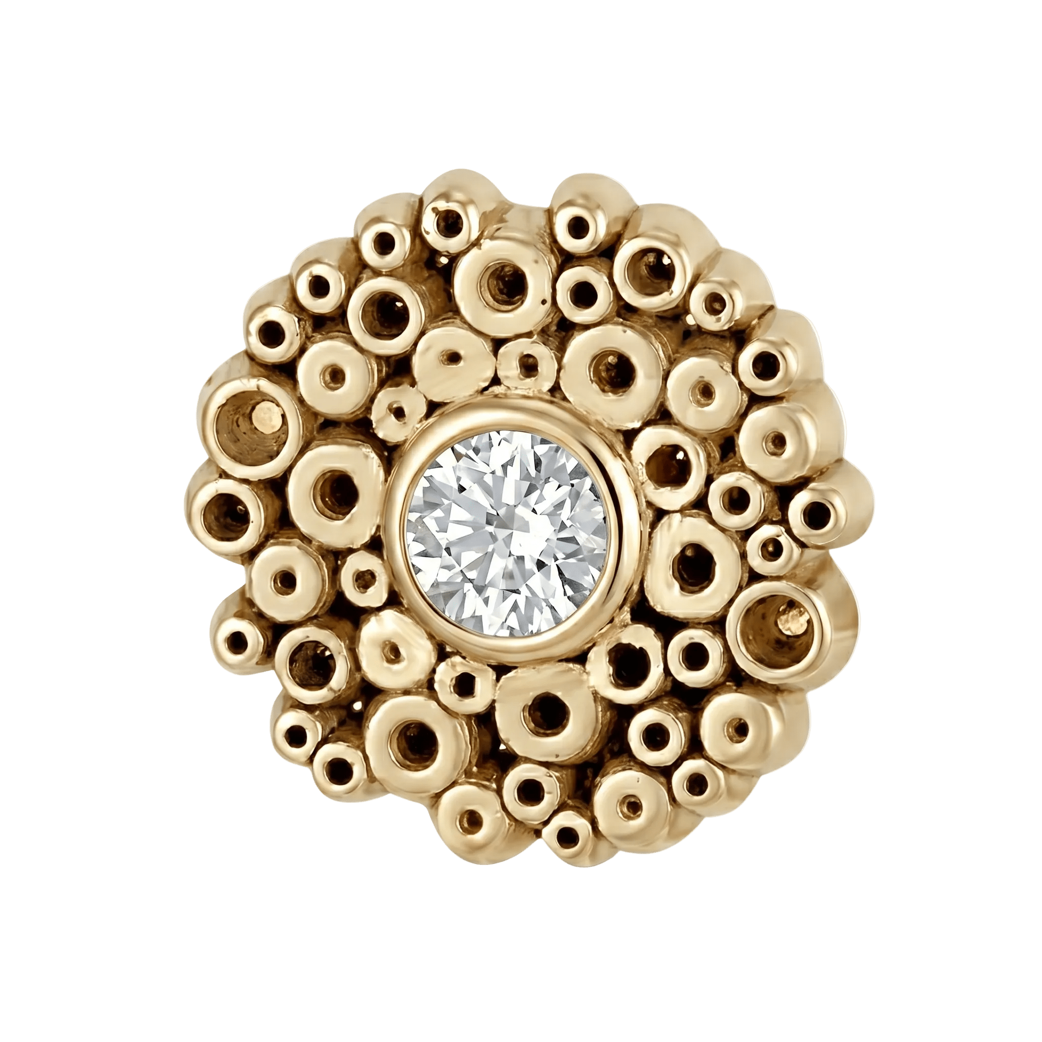 Trypo - 14K Gold Threadless/Threaded - piercing - zone.com