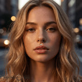 Tulip – 14K/18K Gold Round Gem Threadless End - piercing - zone.com