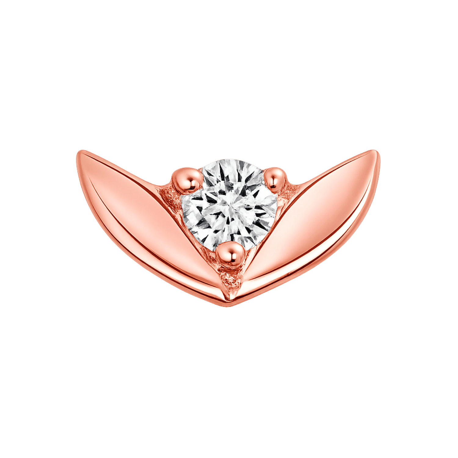 Tulip – 14K Gold Threadless/Threaded End - piercing-zone.com