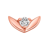 Tulip – 14K Gold Threadless/Threaded End - piercing-zone.com