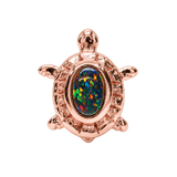 Turtle – 14K Gold Threadless/Threaded End