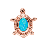 Turtle – 14K Gold Threadless/Threaded End