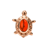 Turtle – 14K Gold Threadless/Threaded End