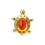 Turtle – 14K Gold Threadless/Threaded End