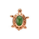 Turtle – 14K Gold Threadless/Threaded End