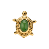 Turtle – 14K Gold Threadless/Threaded End