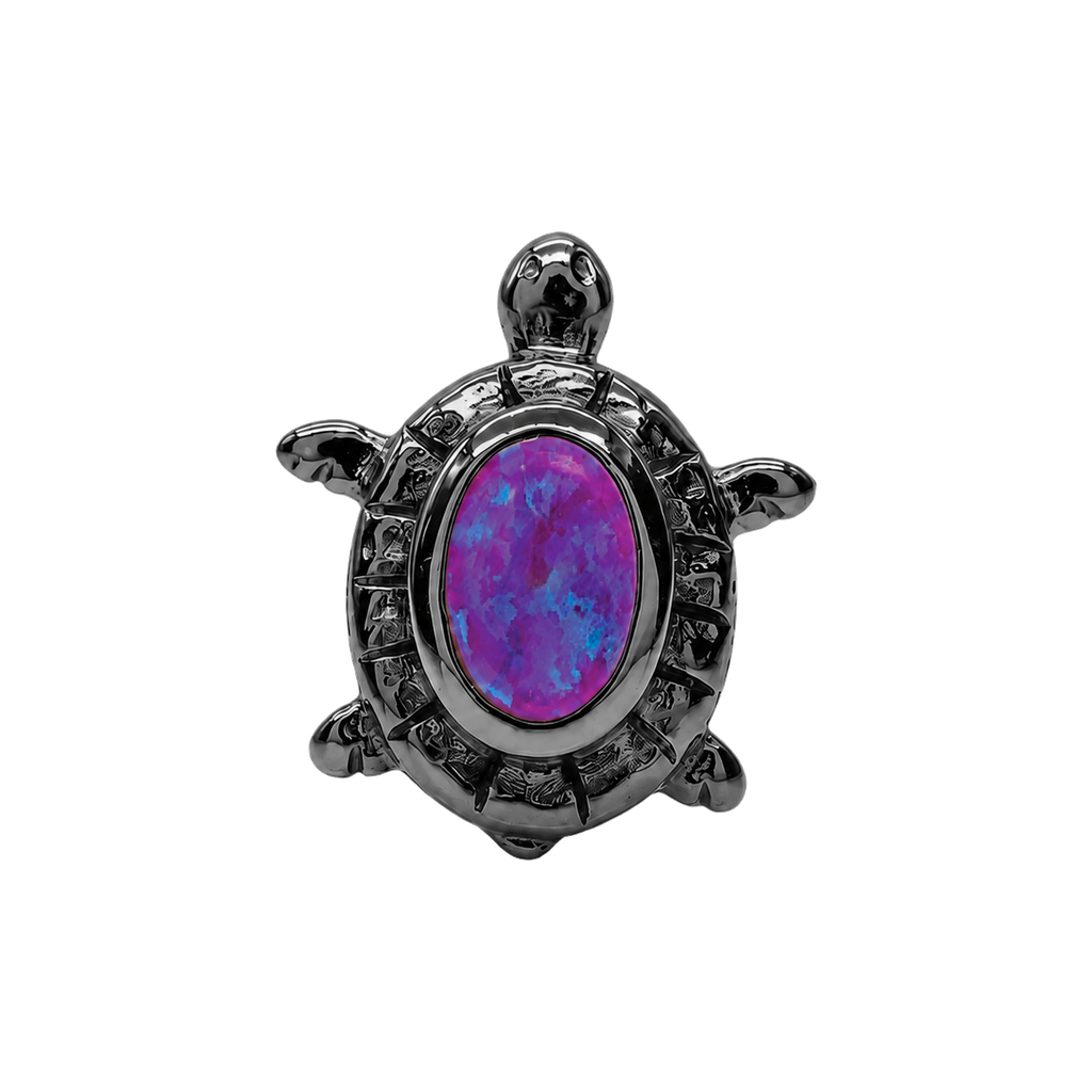 Turtle – 14K Gold Threadless/Threaded End