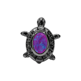 Turtle – 14K Gold Threadless/Threaded End