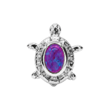 Turtle – 14K Gold Threadless/Threaded End