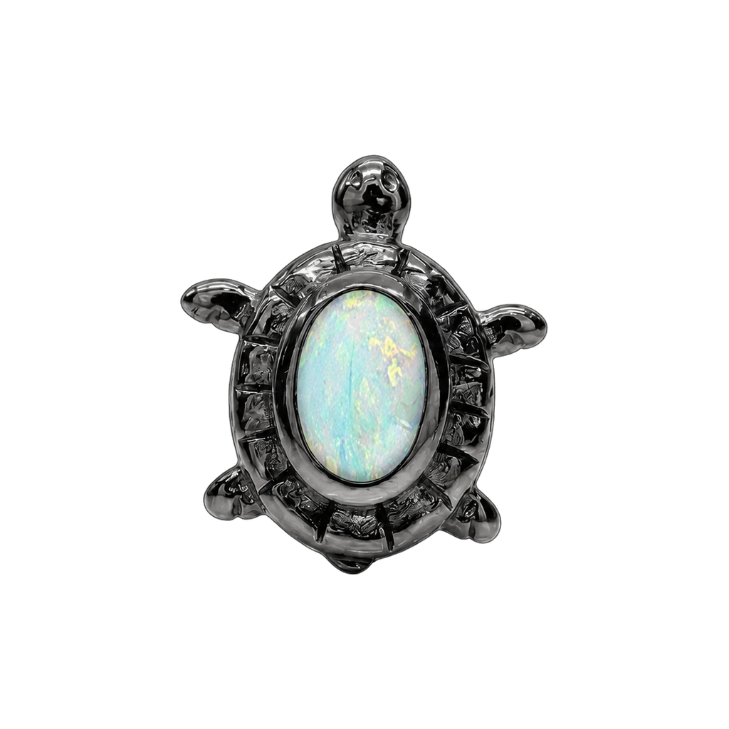 Turtle – 14K Gold Threadless/Threaded End