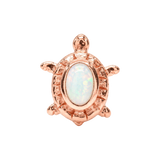 Turtle – 14K Gold Threadless/Threaded End