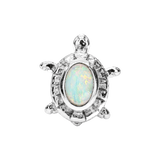 Turtle – 14K Gold Threadless/Threaded End