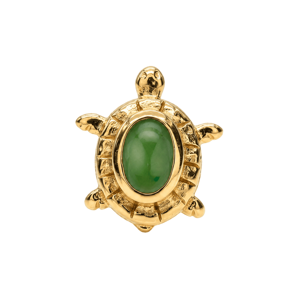 Turtle – 14K Gold Threadless/Threaded End - piercing-zone.com