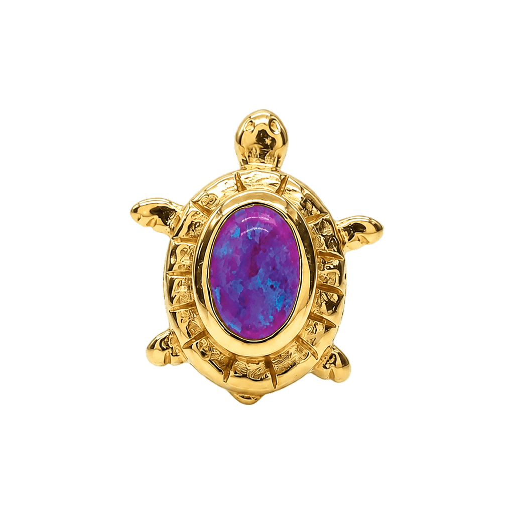 Turtle – 14K Gold Threadless/Threaded End - piercing-zone.com