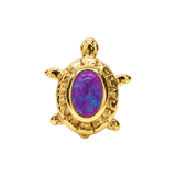Turtle – 14K Gold Threadless/Threaded End - piercing-zone.com