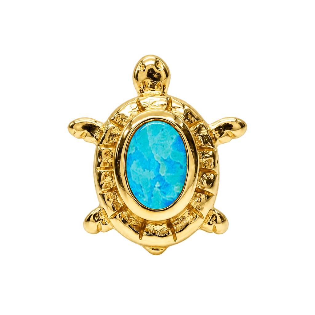 Turtle – 14K Gold Threadless/Threaded End - piercing-zone.com