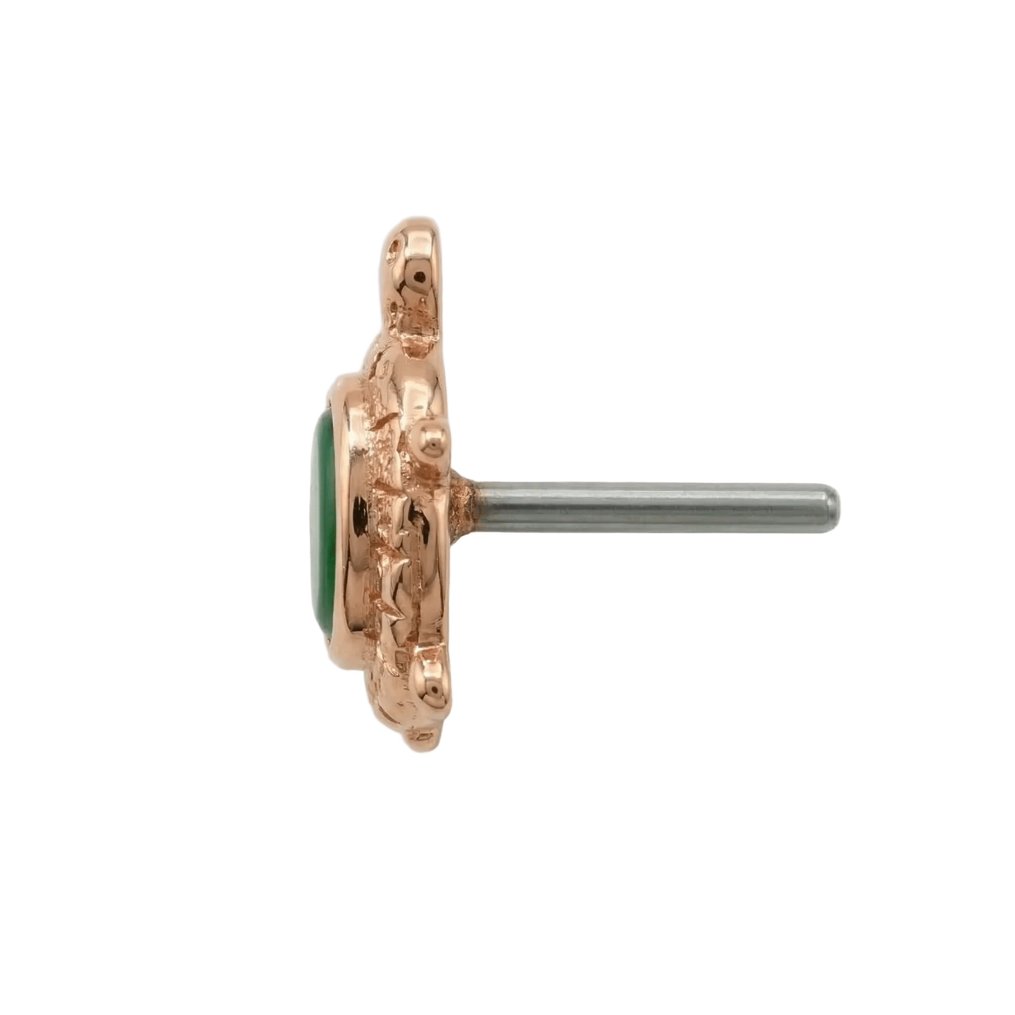 Turtle – 14K Gold Threadless/Threaded End - piercing - zone.com