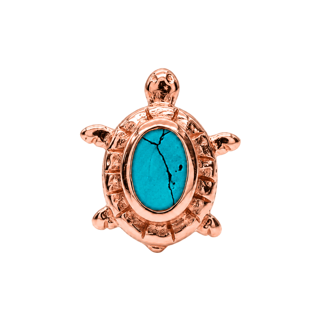 Turtle – 14K Gold Threadless/Threaded End - piercing-zone.com