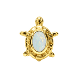 Turtle – 14K Gold Threadless/Threaded End - piercing-zone.com