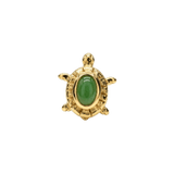 Turtle – 14K Gold Threadless/Threaded End - piercing - zone.com