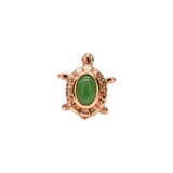 Turtle – 14K Gold Threadless/Threaded End - piercing - zone.com