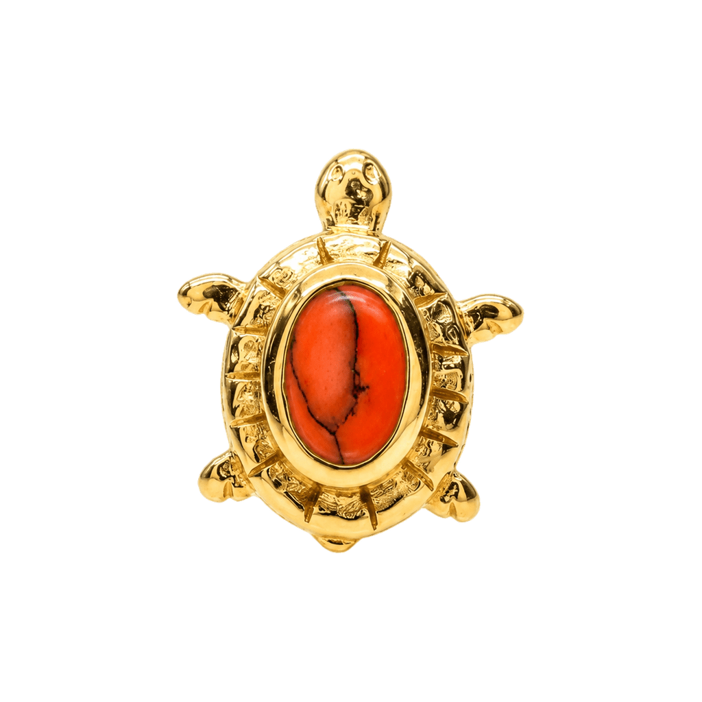 Turtle – 14K Gold Threadless/Threaded End - piercing-zone.com