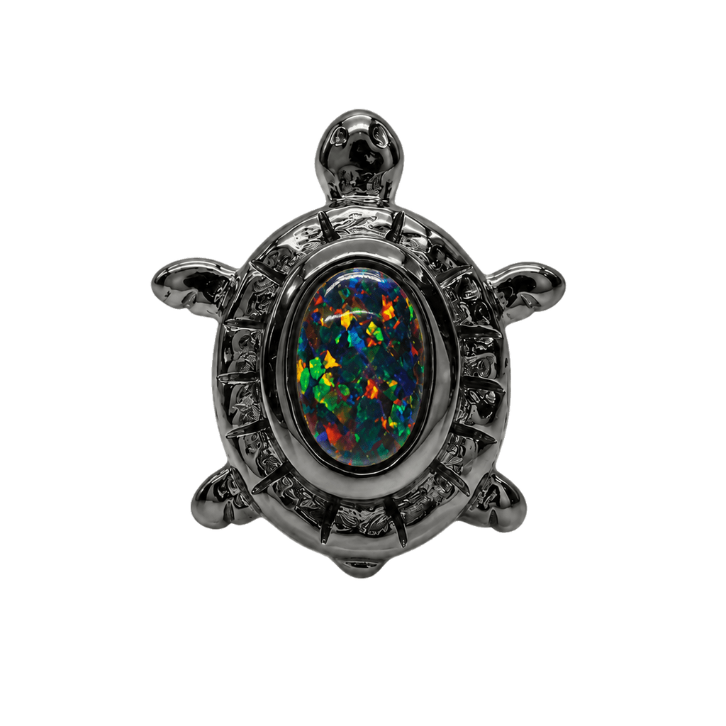 Turtle – 14K Gold Threadless/Threaded End - piercing-zone.com