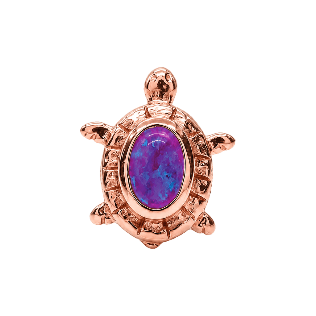 Turtle – 14K Gold Threadless/Threaded End - piercing-zone.com
