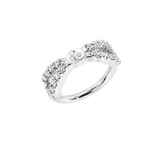 Tuxedo Seamless Ring – 14K Gold Precision-Set Gemline Design