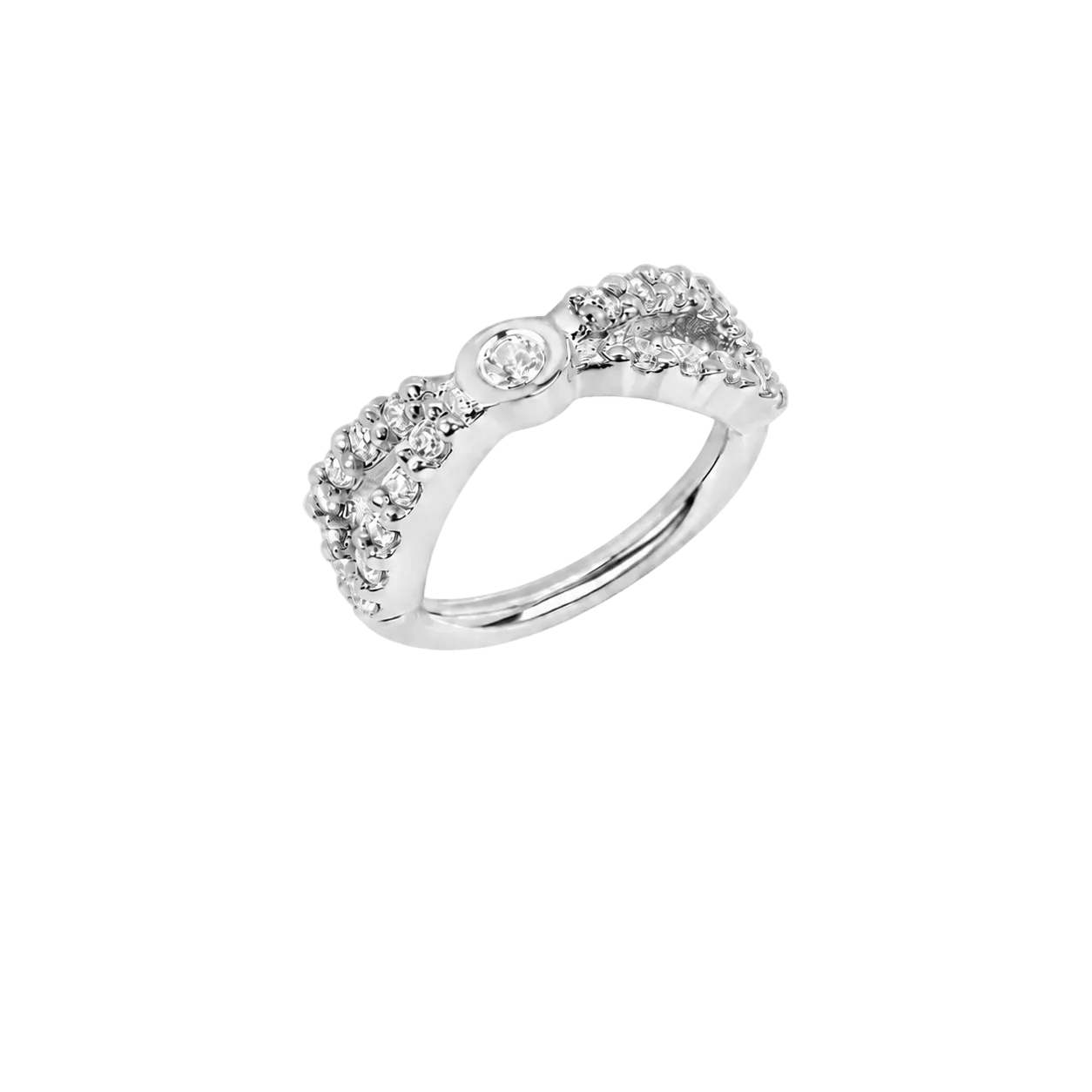 Tuxedo Seamless Ring – 14K Gold Precision-Set Gemline Design - piercing-zone.com