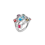 Twinkling Lights Clicker – 14K/18K Gold Gem Clicker Ring - piercing - zone.com