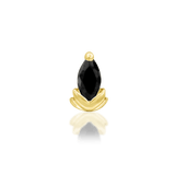 Uma – 14K Gold Gemstone Threadless End - piercing - zone.com