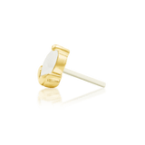 Uma – 14K Gold Gemstone Threadless End - piercing - zone.com