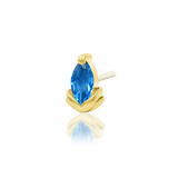 Uma – 14K Gold Gemstone Threadless End - piercing - zone.com