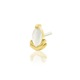 Uma – 14K Gold Gemstone Threadless End - piercing - zone.com