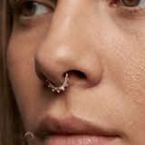 Unforgettable – CZ Pavé Radiance – 14K Gold Clicker Ring - piercing - zone.com