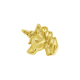 Unicorn – 14K Gold Threadless & Threaded End - piercing - zone.com