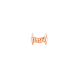 Vampire Fangs – 14K Gold Threadless & Threaded End - piercing - zone.com