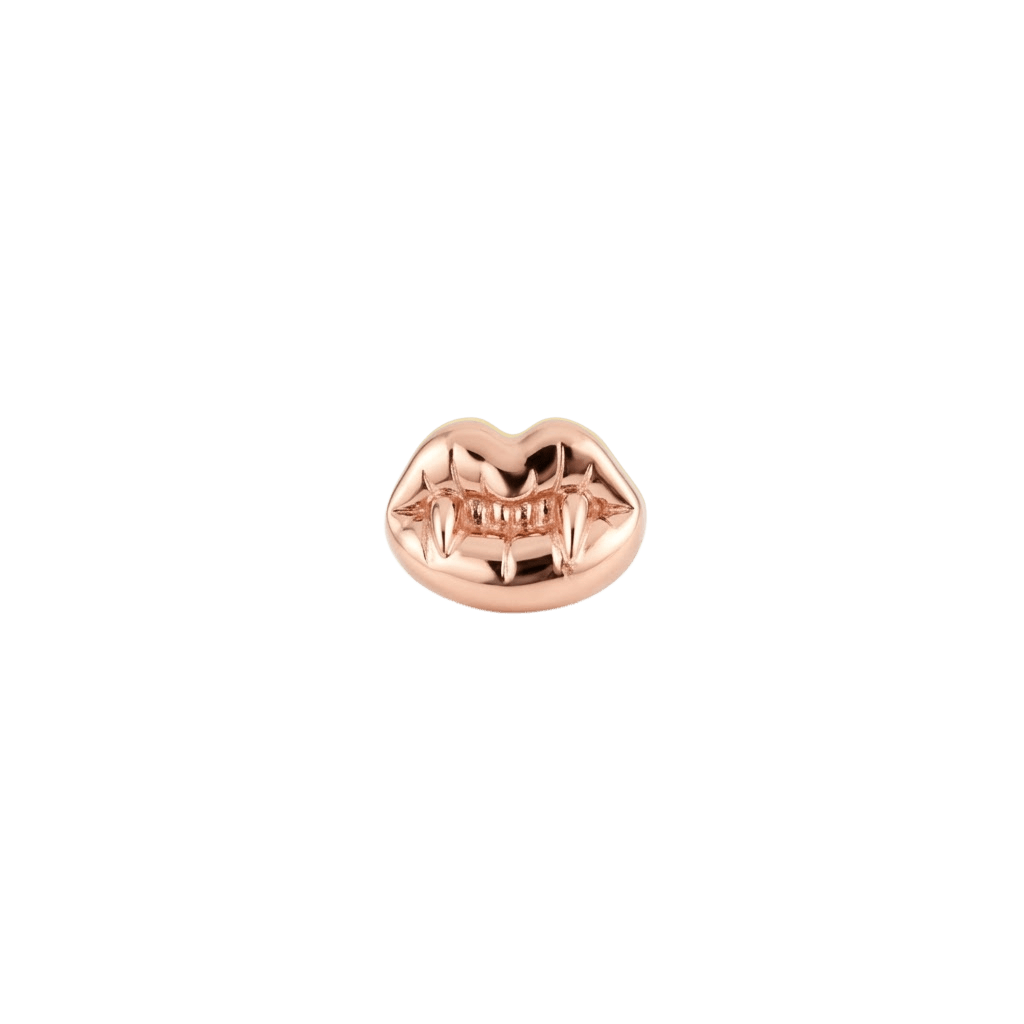 Vampire Kiss - 18K Gold Threadless/Threaded End - piercing-zone.com