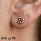 Vegan – 14K Gold Threadless/Threaded End - piercing - zone.com