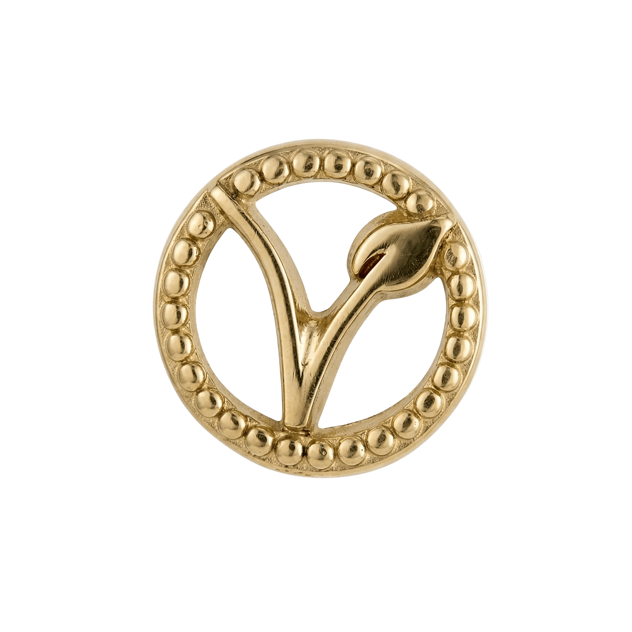 Vegan – 14K Gold Threadless/Threaded End - piercing - zone.com