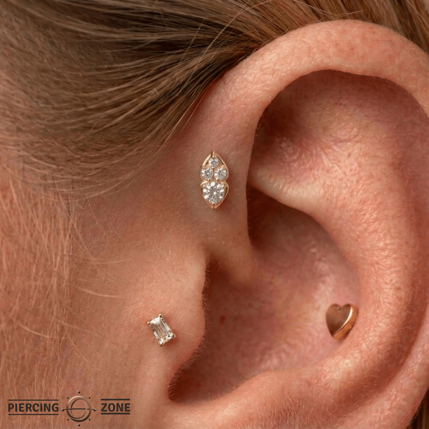 Venera – 14K Gold Threadless/Threaded End - piercing - zone.com