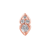 Venera – 14K Gold Threadless/Threaded End - piercing-zone.com