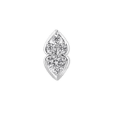 Venera – 14K Gold Threadless/Threaded End - piercing-zone.com