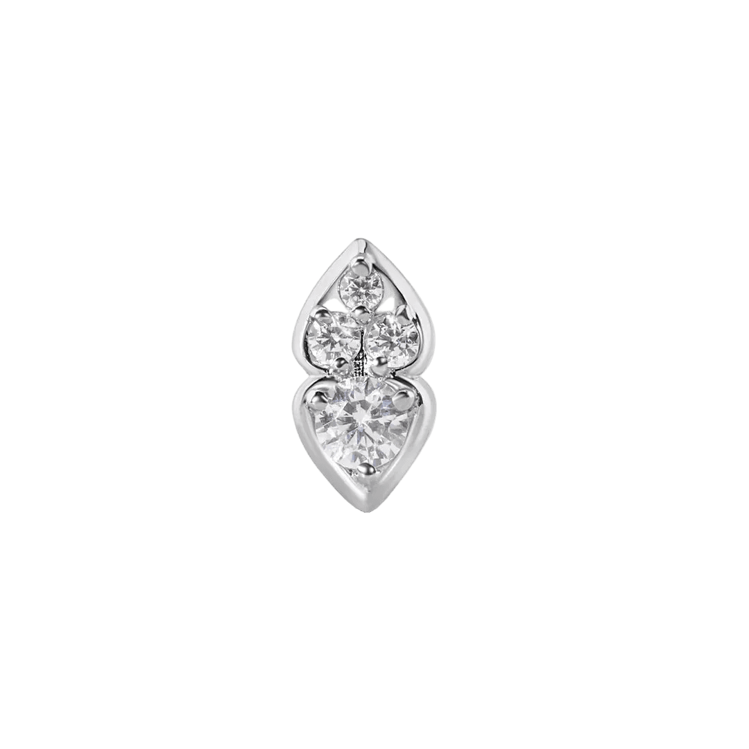 Venera – 14K Gold Threadless/Threaded End - piercing - zone.com